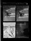 Man with tobacco, Reverend, College pictures (4 Negatives) (October 29, 1957) [Sleeve 64, Folder a, Box 13]